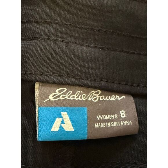NWT Eddie Bauer First Ascent Women’s Guide Pro Capri Pants Black Size 8 - Picture 11 of 13